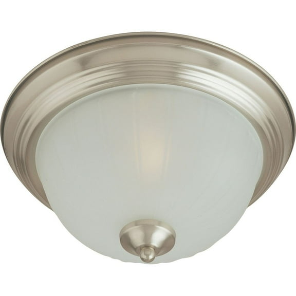 Maxim 5830 Essentials 11" Wide 1 Light Ceiling Light - Nickel