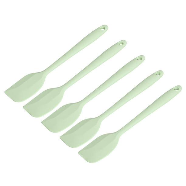 Espátula de Silicona Unique Bargains 8.5 Calor Resistente Raspador para Hornear Cocinar Mezclar Cian 5uds