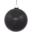 thumbnail image 1 of Vickerman 12" Black Shiny Ball Christmas Ornament, 1 of 2