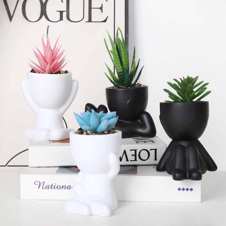 Fake Plants Artificial Succulents Plants, Mini Potted Succulents for Room  Bathroom Home Office Desk Cute Fake Plant Bathroom Decoration (Style f) -  Walmart.com