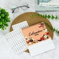 thumbnail image 2 of Multibey Desk Calendar 2025-2026 July to December 2026, Small Flip Stand Paper Calendar with Monthly Designs and 2 Sheets Stickers for Desktop, 2 of 7