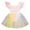 Pink, variant on Odeerbi Tulle Dress for Girls Toddler Kid Baby Sleeveless Princess Dress Rainbow Sequined Lace Romper Dress Pink