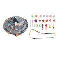 thumbnail image 2 of Cat Tunnel Toy Set Kitten Tunnel Toy Set Interactive Play Tunnel Cat Toys Set Cat Tunnel Toy Set Interactive Collapsible Cat Play Tunnel Feather Toy Ball Plush Mouse Fun Set For, 2 of 8