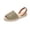 Exquisite Shoes - Gold, variant on Samdudou Elevated Sandals for Women Open Toe Sparkly Glitter Wide Band Slingback Strap Classic Woven Espadrille Flatform Shoes Vacation Resort Wear
