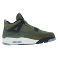 thumbnail image 2 of Nike Air Jordan 4 Retro SE Craft Mens Shoes Size 11.5, Color: Medium Olive/Pale Vanilla, 2 of 5