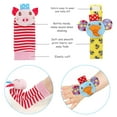 thumbnail image 4 of Bloobloomax Toddler Infant Development Plush Wrist Rattles Foot Finder Rattle Sock Baby Toy, 4 of 10