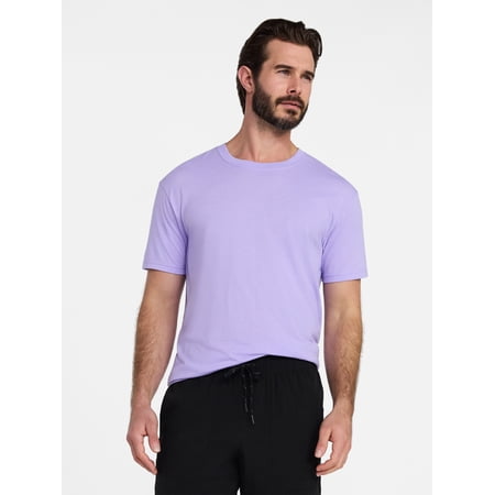 Athletic Works Men's and Big & Tall Tri Blend Tee with Short Sleeves, Sizes XS-4XLT