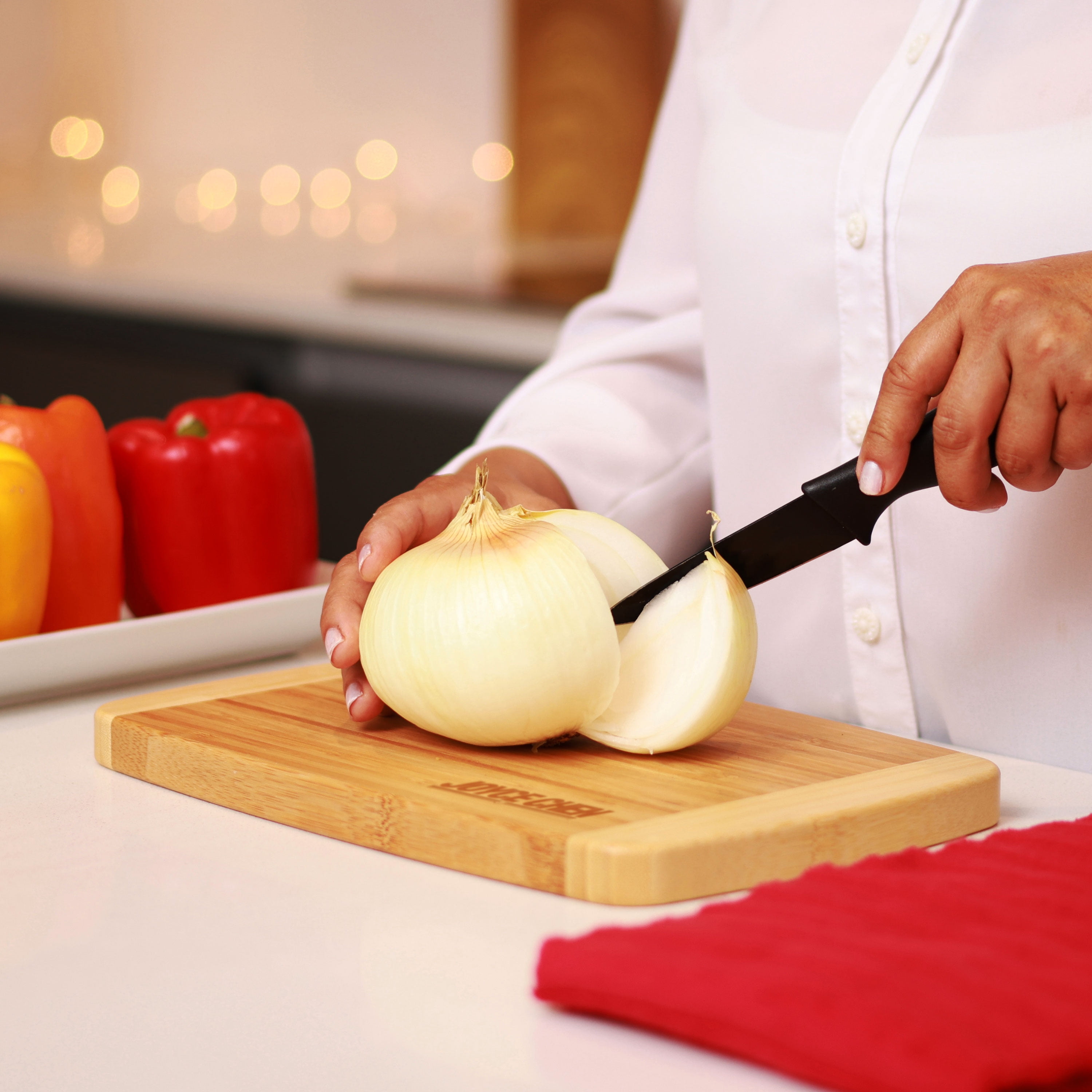Joyce Chen Bamboo Cutting Board Set 3 Pack (Small, Medium, and Large)