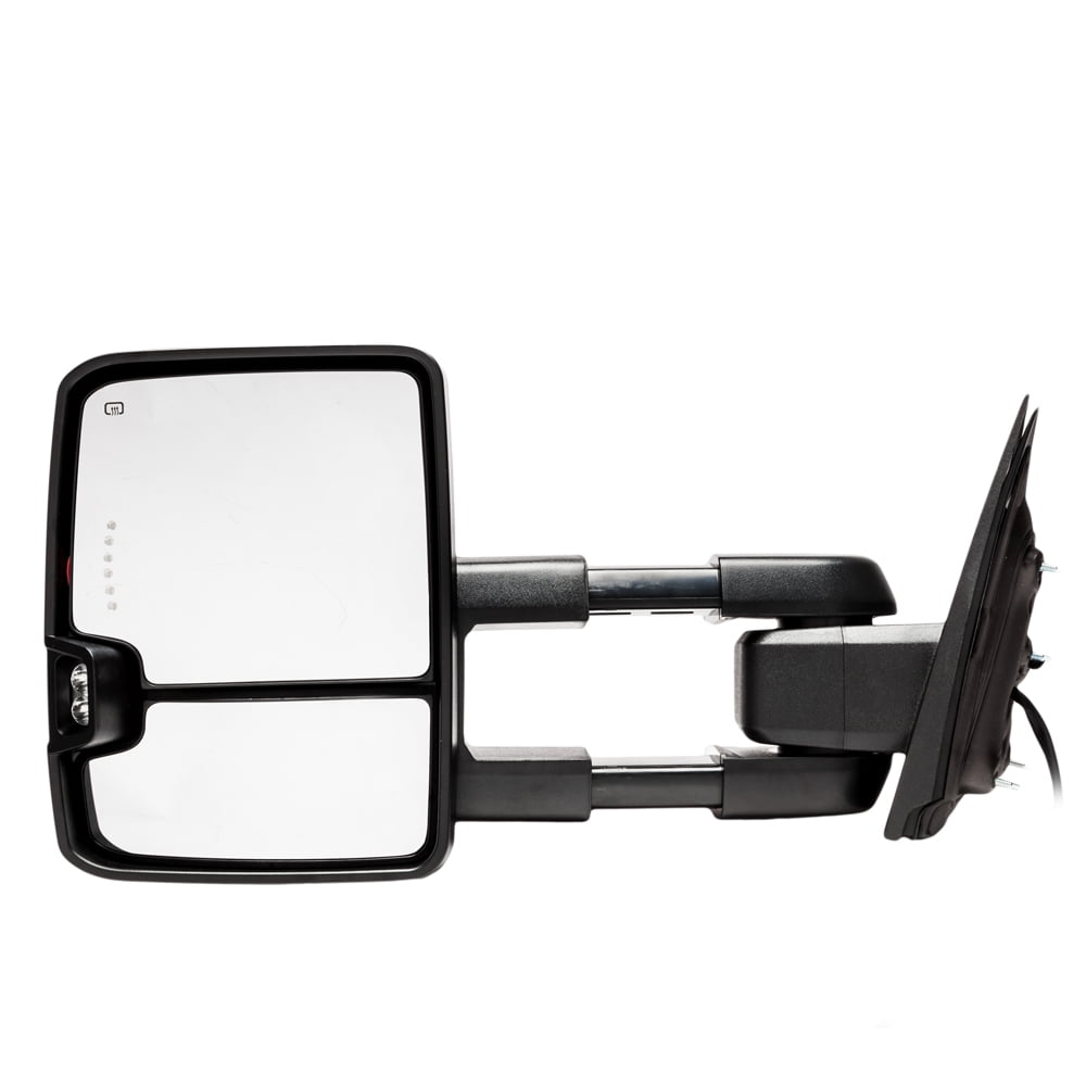 ECCPP Towing Mirrors A Pair of Exterior Automotive Mirrors Replacement fit for Chevy GMC 2014-2018 Silverado/Sierra with Puddle Clearance Lights Indicator Power Heated Black Housing 