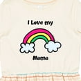thumbnail image 4 of Inktastic I Love My Mama Girls Toddler Dress, 4 of 5