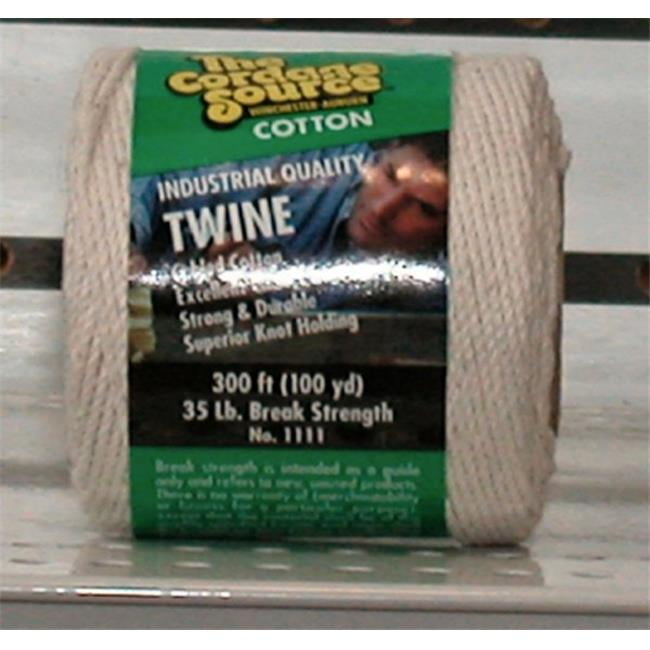 300-Feet HORIZON DISTRIBUTION 1111-WA Cordage Source 1111 No.15 Cotton Cable Cord