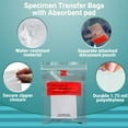 thumbnail image 4 of Specimen Transfer Bags, Zipper with Absorbent Pad, 1000 Count, 12 x 15 in, 4 of 6
