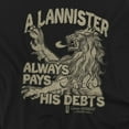 thumbnail image 2 of Game of Thrones T-Shirt Debts Unisex Graphic Tee For Men & Women, 2 of 7