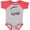 Baseball Heather and Red, variant on Inktastic My Mom is a Fantasy Football Legend Boys or Girls Baby Bodysuit
