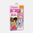 thumbnail image 2 of Barbie Toddler Girls Character Underwear Cotton Briefs, Size 2T-4T, 6 Pack, 2 of 5
