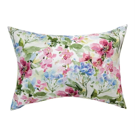 Manual SHWBB Watercolor Birds & Butterflies Pillow, 18 -inch Length