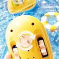 thumbnail image 4 of Baby bath water toy - Wind-up Motorboat Bath Toy, Windup Speedboat Water Toy Fast Boat Bathtub Toy Jet Ski Tub Toy for Kids (blue), 4 of 5