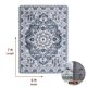 thumbnail image 5 of Sonoro Kate 5x7 Alfombras para Sala de Estar Recámara, Alfombra Interior Boho Antideslizante Lavable a Máquina, Azul, 5 of 8