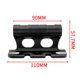 thumbnail image 3 of MTB Road Bike Car Carry Bicicleta Soporte fijo Soporte de montaje (Frente negro), 3 of 7