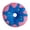 Blue#2 1Pcs, variant on HOARBOEG 1Pcs Donut Shaped Squeaky Pet Toy for Cats and Small Dogs - Blue Plush Donut Chew Toy with Built-in Squeaker, Interactive Cat Kitten Toy, Soft Cute Animal Toy for Play and Training