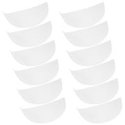 MRLESS 20Pcs Baseball Cap Inserts Baseball Crown Bump Cap Insert Hat Sweat Liner Hat Support Brim Hat Crown White