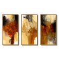 thumbnail image 2 of Designart "Mysteries of Terra Rosa - Earth's Intrigue I" Abstract Framed Wall Art Set Of 3 - Brown Modern Frame Canvas Set For Living Room Decor, 2 of 6
