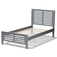 thumbnail image 4 of Baxton Studio Sedona Modern Classic Mission Style Wood Platform Bed, Twin, Multiple Finishes, 4 of 6