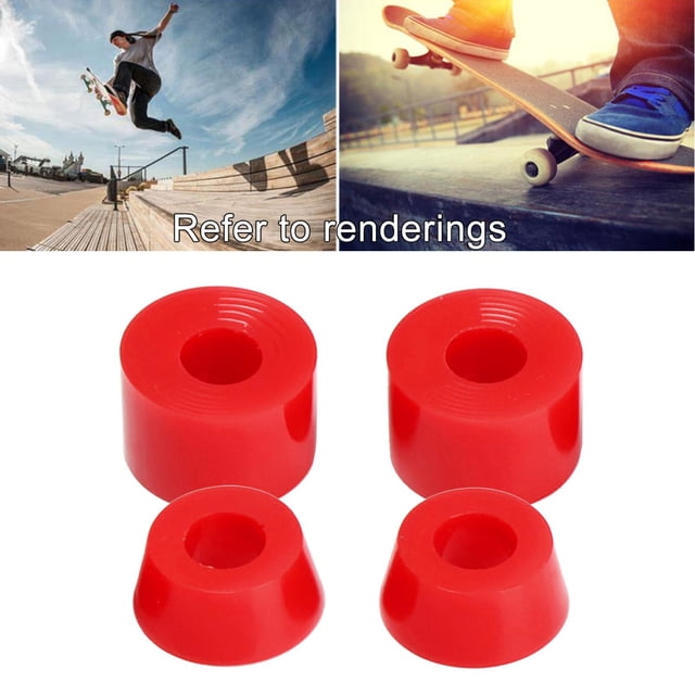 Buje Cilindro del Fondo Perfecl Kit de Reconstrucción 92A Bujes de Monopatín Rojo