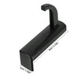 thumbnail image 2 of Raindrops 5Pcs Black Plastic Headphone Stand Hanger for General Users, 2 of 7