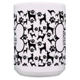 thumbnail image 3 of ThisWear Chihuahua Gifts Best Chihuahua Dad Ever Coffee Mug 2 Pack 15oz Coffee Mugs Cups Bone Pattern, 3 of 4