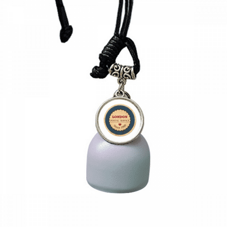 Love UK London Britian England Stamp Wind Chimes Bell Car Pendant