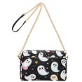 thumbnail image 2 of FORMRS Women Crossbody Purse with Chain Strap Vegan Leather Shoulder Handbag, White Halloween Ghost, 2 of 7