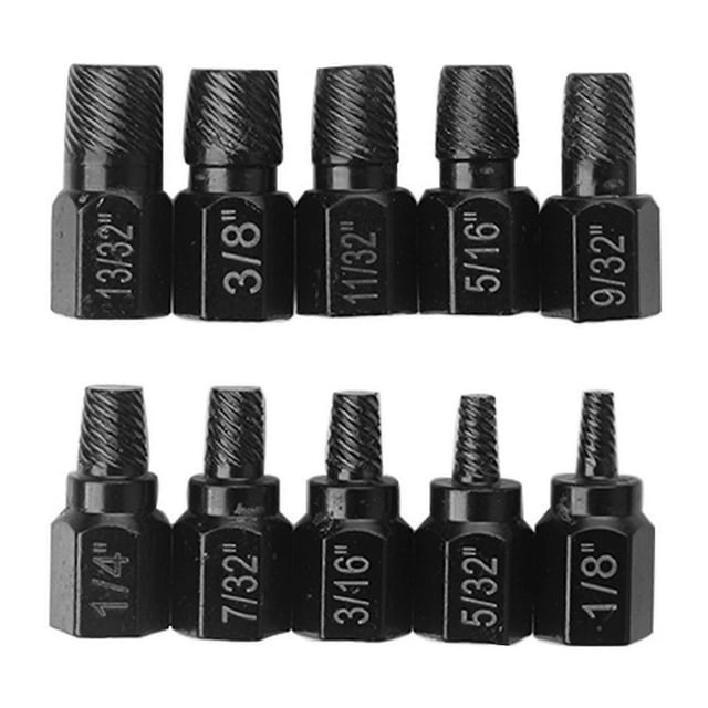 Functional Easy Out Bolt-Extractor Set 26PCS Hexagons Socket-Bolt Removal Tool for Damaged-Screw