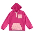 thumbnail image 3 of Bnwani Boys Sweatshirts New Fall Long Sleeve Fleece Solid Pocket Pink Size 5t, 3 of 4