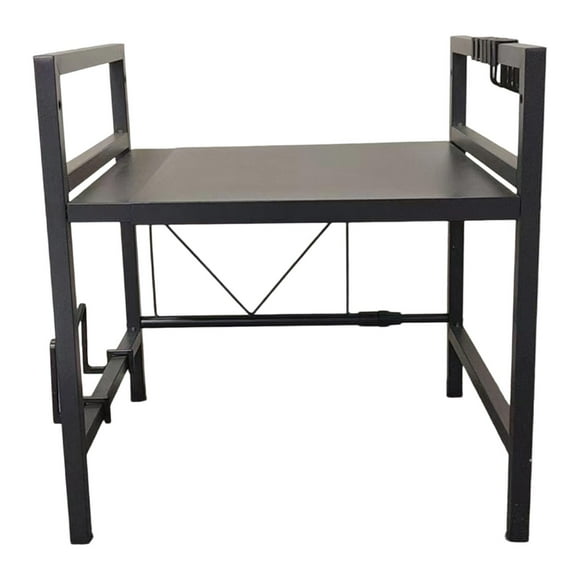 veasfak Support de Four à Micro-Ondes Multifonctionnel Support de Cuisson pour Garde-Manger Placard Maison Noir