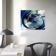 thumbnail image 4 of PIKWEEK Wall Art Canvas Abstract Art Paintings Blue Fantasy Colorful Graffiti on White Background Modern Artwork Decor for Living Room Bedroom Kitchen, 4 of 5