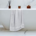 thumbnail image 5 of 4 Pack Bath Towel Set 27x54, 100% Ring Spun Cotton, Ultra Soft Highly Absorbent Machine Washable Hotel Spa Quality Bath Towels for Bathroom, 4 Bath Towels Light Grey, 5 of 6