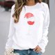 thumbnail image 1 of Pntutb Moda Mujer Casual O-cuello Navidad Impresión de manga larga Sudadera Pntutb Pntutb-2959, 1 of 4