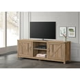 thumbnail image 2 of 70" L Rustic Oak Faux Wood Paper Laminated TV Stand, 2 of 2