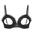 thumbnail image 2 of Womens Lingerie Cutout Padded Underwired Bra Tops Adjustable Straps Open Chest Bras Hollow Out Lace Brassiere Underwear, 2 of 4