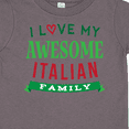 thumbnail image 4 of Inktastic Italy Love my Awesome Italian Family Boys or Girls Toddler T-Shirt, 4 of 5