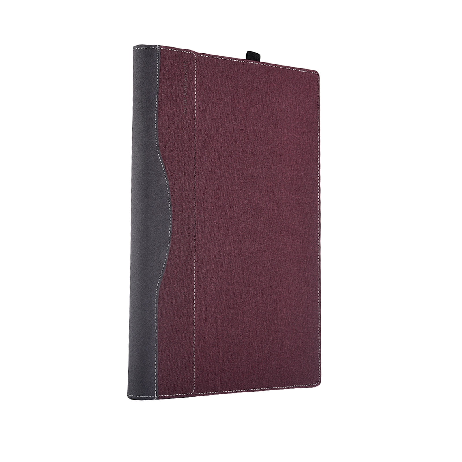 Laptop Cover Case for Dell Inspiron 16 5645/5640/5635/5630/5625/5620 Notebook PC (NOT Working with Other Dell Models) PU Leather Detachable Notebook Sleeve (Wine red)