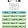 thumbnail image 2 of SKYSONIC Area Rug Rose Gold Marble Nursery Rug Floor Mat Kids Playing Mat for Living Room Bedroom, 72x48 in, 2 of 6