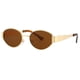 thumbnail image 5 of Gafas Ovales Vintage Metal Moderna Gasas (marrón), 5 of 9