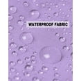 thumbnail image 5 of Pack of 2 Outdoor Pillow Covers, Lavender Purple Solid Color Waterproof Square Throw Pillowcase Cushion Decorative Pillow Covers for Couch Patio Tent, 26x26 in, 5 of 6