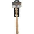 thumbnail image 2 of The Beadsmith Double-Faced Texture Hammer - Metal Elements – 10.5 Inches with Wooden Handle, 70mm, 10oz Steel Head with Two 28mm Faces - Texturing Tool Used to Add Patterns & Dimension to Metalwork, 2 of 5