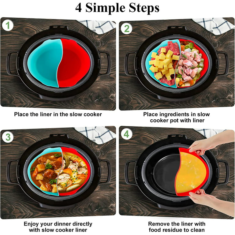 Silicone Slow Cooker Liners By Mrs. V's Kitchen Review & Giveaway! - Crock- Pot Ladies