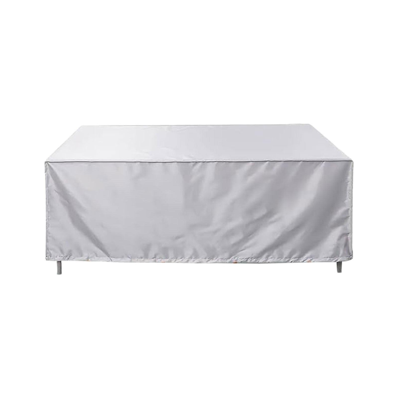 Kingtowag Outdoor Patio Table Chair Dust Cover 120X120X85cm Garden Furniture Protective Cover, 420D Waterproof Uv-Resistant with Rope
