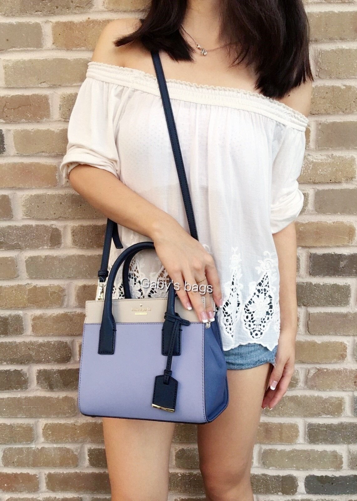 Kate Spade Cameron Street Mini Candace Satchel Crossbody Purple
