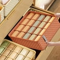 thumbnail image 5 of PRETXORVE Drawer Organizer for Clothing Sock Underwear Drawer Organizer Bins Foldable Fabric Closet Organizers and Storage Dresser, 5 of 6